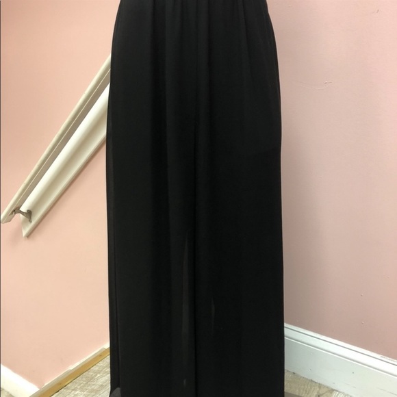 Women’s Etienne Aigner Sheer Blsck Pants Size 10 - Picture 3 of 6